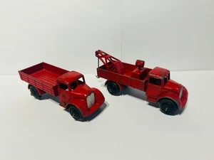 Dinky Toy 22c und 30e, Bergefahrzeug und Bedford Truck, Original, Vintage. - Bild 1 von 6