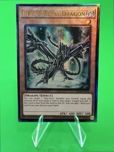 Yu-Gi-Oh QC Stampede Black Metal Dragon Prismatic Ultimate Rare RA04-EN016 NM!!! - Picture 1 of 15