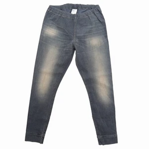 6397 The News Nuevos Joggers Pull-on a Rayas Sucio Desteñido Talla Mediana - Imagen 1 de 7