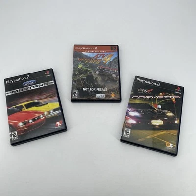 PS2 Automobile Games 3-pack - Corvette, Mustang, And ATV Off-road Fury 4 - Image 1 of 4