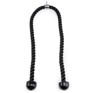 Double Length Tricep Pull Down Rope - 54 Inches Attachment for Cable Machine ... - Picture 1 of 5