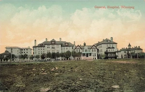 WINNIPEG MB KANADA ALLGEMEINES KRANKENHAUS um 1910 POSTKARTE 111225 U - Bild 1 von 2
