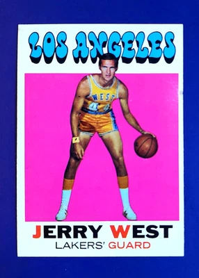 1971-72 Topps #50 Jerry West Lakers Logotipo de la corte 1972 Campeón de la NBA EX *GWCARDS* Foto 1 de 2