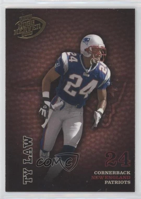 2003 Playoff Hogg Heaven Ty Law #88 - Image 1 of 2