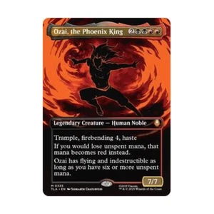 WOTC Avatar: The Last Airben  Ozai Phoenix King (0335) (Borderless) (MR) (F NM - Picture 1 of 1