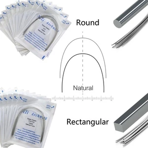 100PC Arcos de Dental Ortodoncia Archwire Natural Form Arches Round Rectangular - Picture 1 of 45