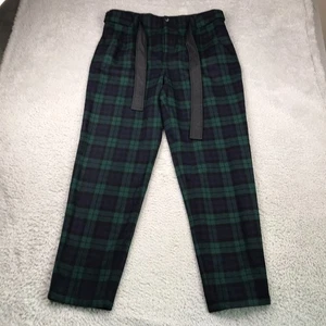 Pendleton Pantalones Mujer 16 Negro Reloj Tartán Cuadros 100% Lana Virgen Pantalones NUEVO - Imagen 1 de 13