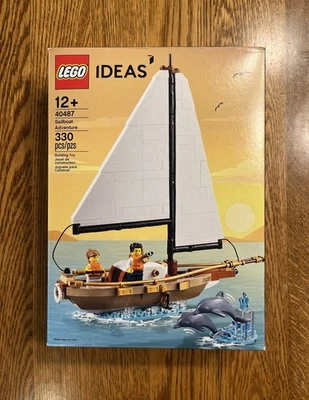 Lego Ideas 40487 Velero Aventura Todas las Piezas, Caja, Minifiguras Incluidas Foto 1 de 2