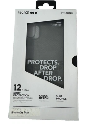 Tech21 EvoCheck Case for Apple iPhone Xs Max - Black - Image 1 of 2