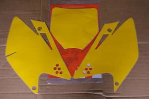 ONE IND. YELLOW BACKGROUNDS KAWASAKI KX250F 2006 07 08 - Picture 1 of 1