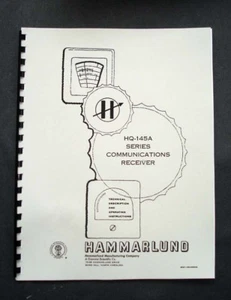 HAMMARLUND HQ145A HQ-145A Instrukcja odbiornika - Zdjęcie 1 z 1