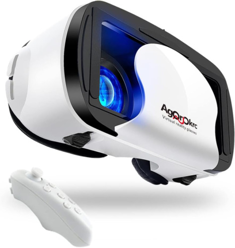 Cuffie Occhiali 3D VR Con Controller Regolabile Supporto per Realtà Virtuale Pro