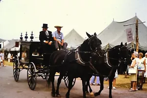 #B 35mm slide - Vintage - Collectibles - Photo - horse glass carriage people - Picture 1 of 1