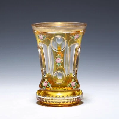Ranftbecher mit Emailbemalung und Vergoldung - Anfang 20. Jh. - Bild 1 von 4