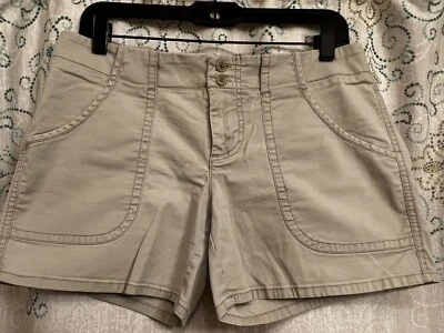 The Limited "Drew Fit" Shorts Feminino Cáqui/Tan Chino Tamanho 6 (32"x5") Usado - Imagem 1 de 3