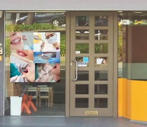3D Dentist Clinic Dental G016 Window Stickers Vinyl Wall Mural Decals Honey - Picture 1 of 11