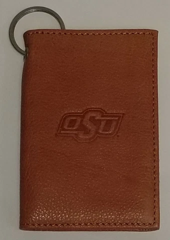 Oklahoma State University Cowboys Embossed OSU ID Wallet with Key Ring Cover