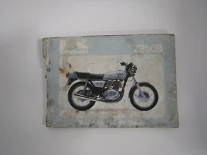 KAWASAKI Z250B Owner's Manual 1980 - Picture 1 of 3