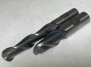 Lot Of 2 PCT Cobalt M2 Ball End Mill 3/4 & 5/8” X 5/8”x3X5-1/8“AOL X 2FL (JN62) - Picture 1 of 4