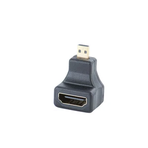 Angle 90° HDMI Type A Female to Micro HDMI Male Adapter Converter Connector - Picture 1 of 5