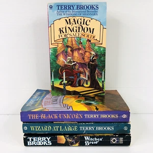 Terry Brooks Magic Kingdom of Landover Books x4 Paperback Fantasy Wizard Unicorn - Picture 1 of 18