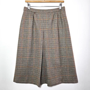Falda a cuadros de lana vintage Aquascutum Reino Unido 12 tweed - Imagen 1 de 7