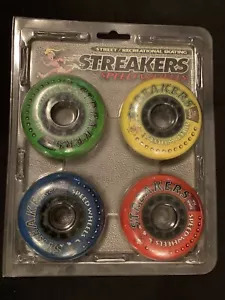 Juego de 4 ruedas en línea Streakers Speed ~ 72 mm, durómetro 75A, patines ~ NUEVO - Imagen 1 de 2
