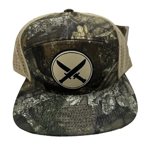 Knives Cross Mesh Back Camo Hat Realtree Official Mid Structured Cap NEU! - Bild 1 von 5