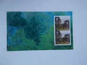 2000 SG 2159a Forest 65p x 2 Prestige Booklet Pane Treasury of Trees DX26 U/M - Picture 1 of 1
