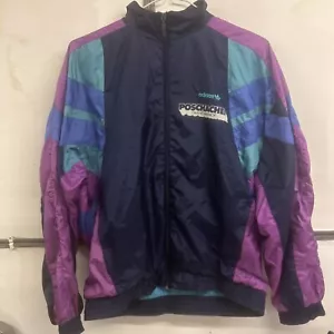 Adidas Jacket Size Medium Windbreak Shell Track Top Festival Retro Vintage - Picture 1 of 8