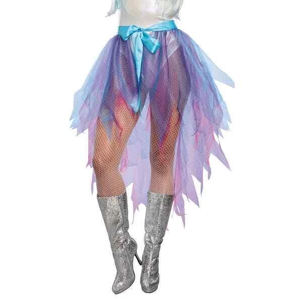 Falda Belleza-Licious-falda organza colorida dobladillo alto-bajo de Dreamgirl Foto 1 de 1