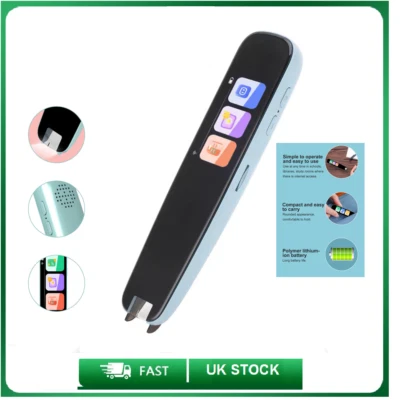 Smart Scanner Pen Multifunctional Language Translator Pen Efficient Scanning UK