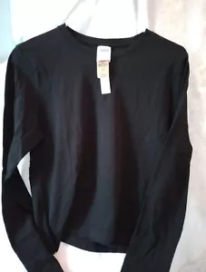 PINK Women’ Medium Cropped Long Sleeve T Shirt NWT - Picture 1 of 4