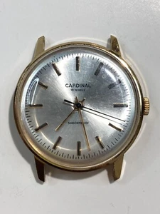 Vintage CARDINAL Wind-Up Mens Watch ,Pre-Owned Runs (30-#95) - Picture 1 of 4