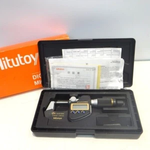 Mitutoyo Digital Micrometer QuantuMike MDE-25MX 293-140-30 Model 0-25mm 0.001mm - Picture 1 of 8