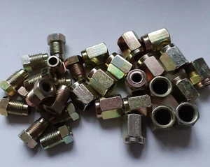 Brake Pipe Fittings 15 x Male 15 x Female Metric Nuts M10 x 1mm - Picture 1 of 1