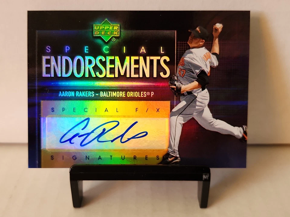 2006 Upper Deck Special F/X Special Endorsements #AA Aaron Rakers AUTO - Image 1 of 2