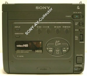 Sony EVO-250 Analog NTSC Hi8 Video8 8mm Player Recorder kleinster Videorecorder Deck EX - Bild 1 von 8