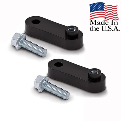 Two - 2" Passenger Foot Peg Riser Relocation Kit 00-17 Harley Softail FXST FLST - Image 1 of 4