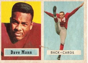DAVE MANN 1957 TOPPS FOOTBALL #50 - Picture 1 of 2