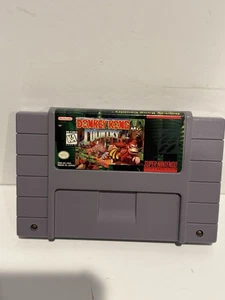 Donkey Kong Country (Super Nintendo SNES) Cartridge - Tested Free SH - Picture 1 of 2