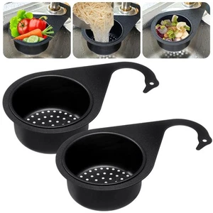 2 Pcs Stainless Steel Sink Strainer Basket Multifunction Hanging Sink Colande... - Picture 1 of 5