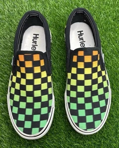 Hurley Jungen Kenji Slipper Turnschuhe Schuhe bunt Schachbrettmuster Jugend Größe 5 - Bild 1 von 13