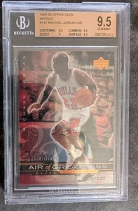 1999-00 Upper Deck Exclusives Michael Jordan #142 Bronze /100 BGS 9.5 NO PSA 10s - Bild 1 von 7