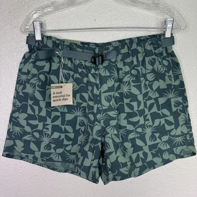 REI Trailmade Amphib Shorts Womens Small Hiking Hike Swim Sun Peak Jasper Green - Image 1 of 4