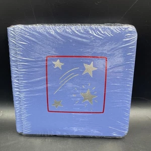 Creative Memories Blue Pizazz 7 x 7 You're A Star Scrapbook Album Blue/Red Pages - Picture 1 of 5