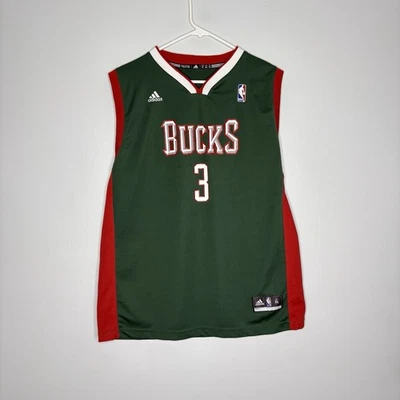Brandon Jennings — Camiseta deportiva visitante Milwaukee Bucks Reebok — Talla juvenil XL (18-20) Foto 1 de 4