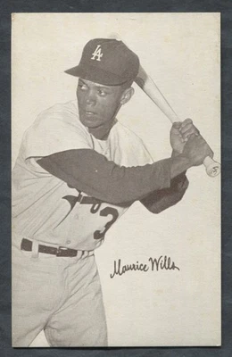 1947-66 1947-1966 Exposiciones Maury Wills / Ex Foto 1 de 2