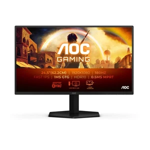 AOC G4 25G42E 25" Fast IPS Full HD 180Hz 0.5ms HDR10 Gaming Monitor - Black - Picture 1 of 12