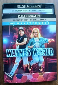 Wayne's World UHD 4K Blu w/ Slipcover No digital Mike Myers Dana Carvey Rob Lowe - Imagen 1 de 2